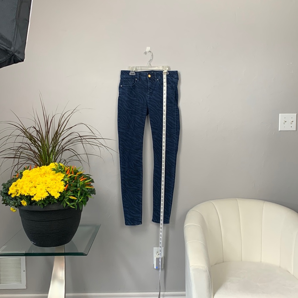 Whit House Black Market Zebra Pattern Jeans